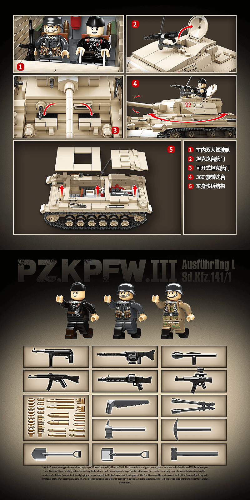 Panzer III Type L view 4