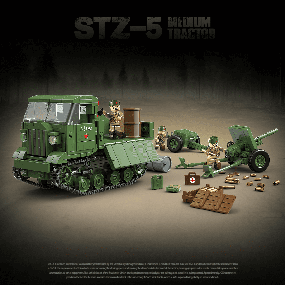 STZ-5 Medium Tractor view 3