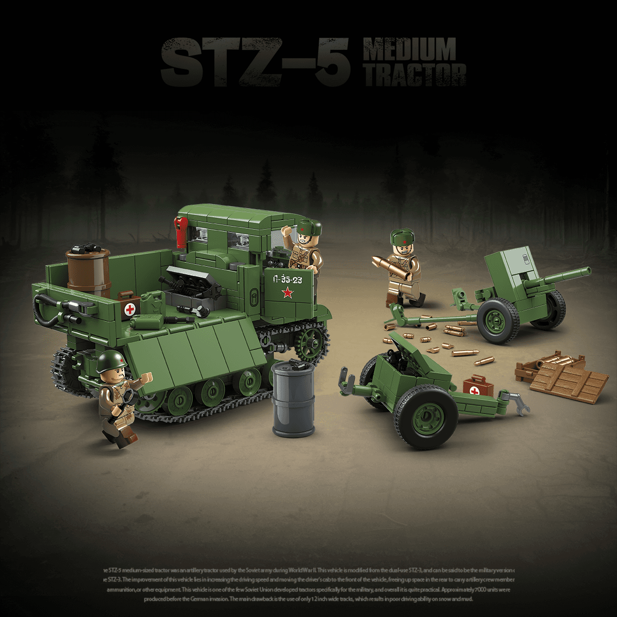 STZ-5 Medium Tractor view 4