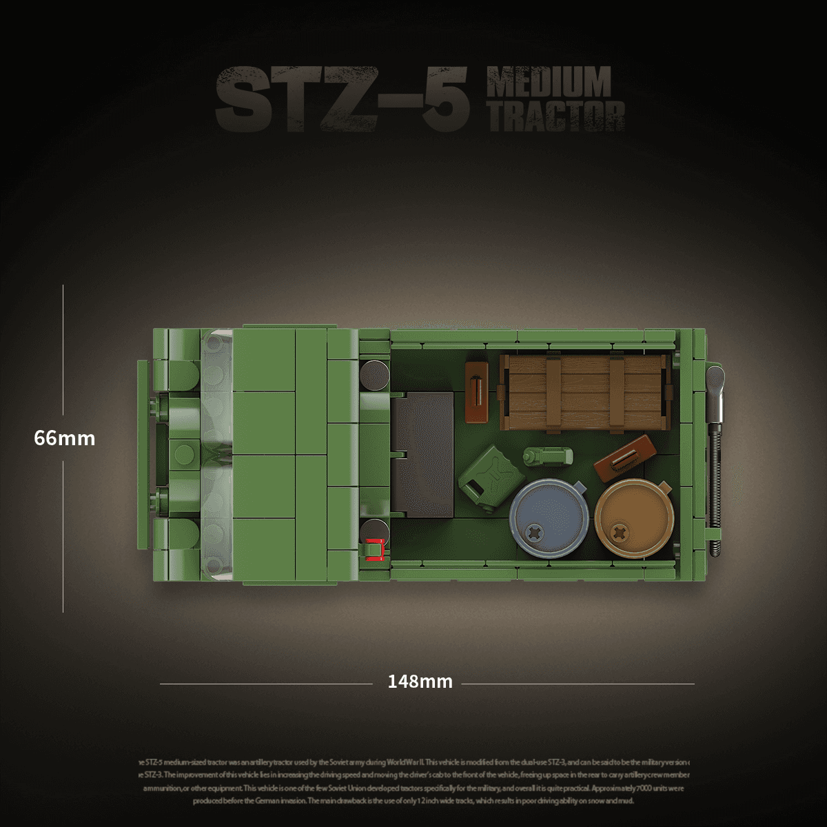 STZ-5 Medium Tractor view 5