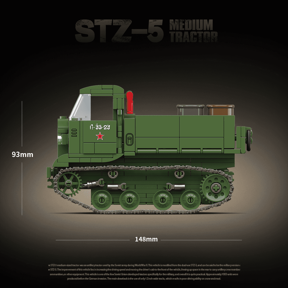 STZ-5 Medium Tractor view 6