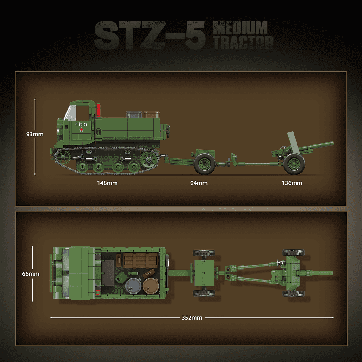 STZ-5 Medium Tractor view 7