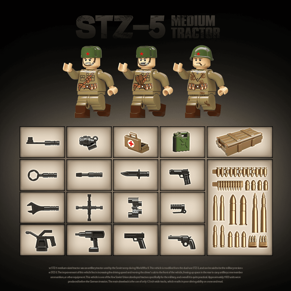 STZ-5 Medium Tractor view 8