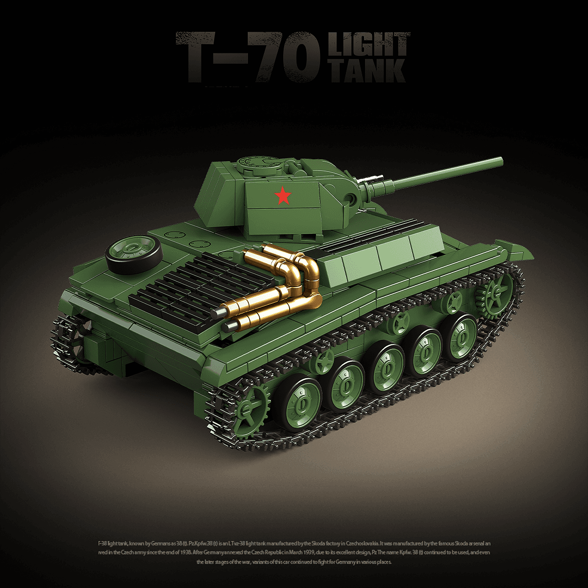 T-70 Light Tank view 4
