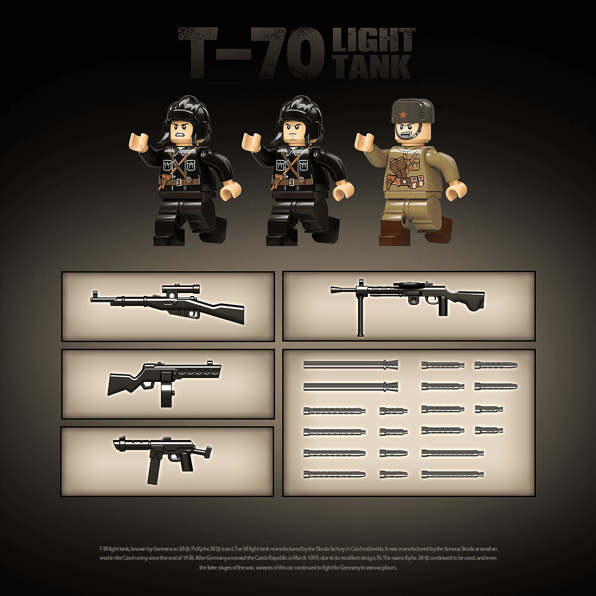 T-70 Light Tank view 8