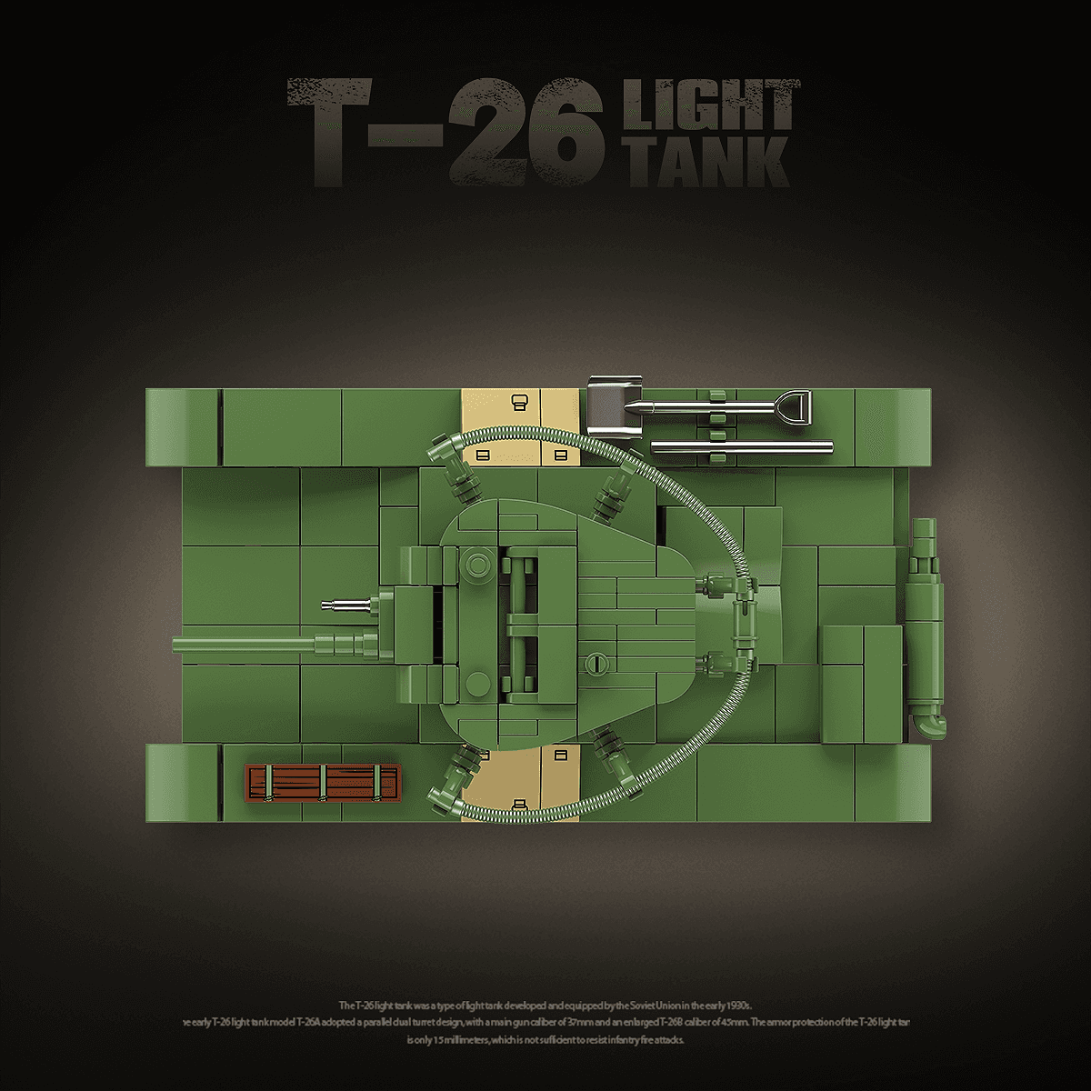 T-26 Light Tank view 5