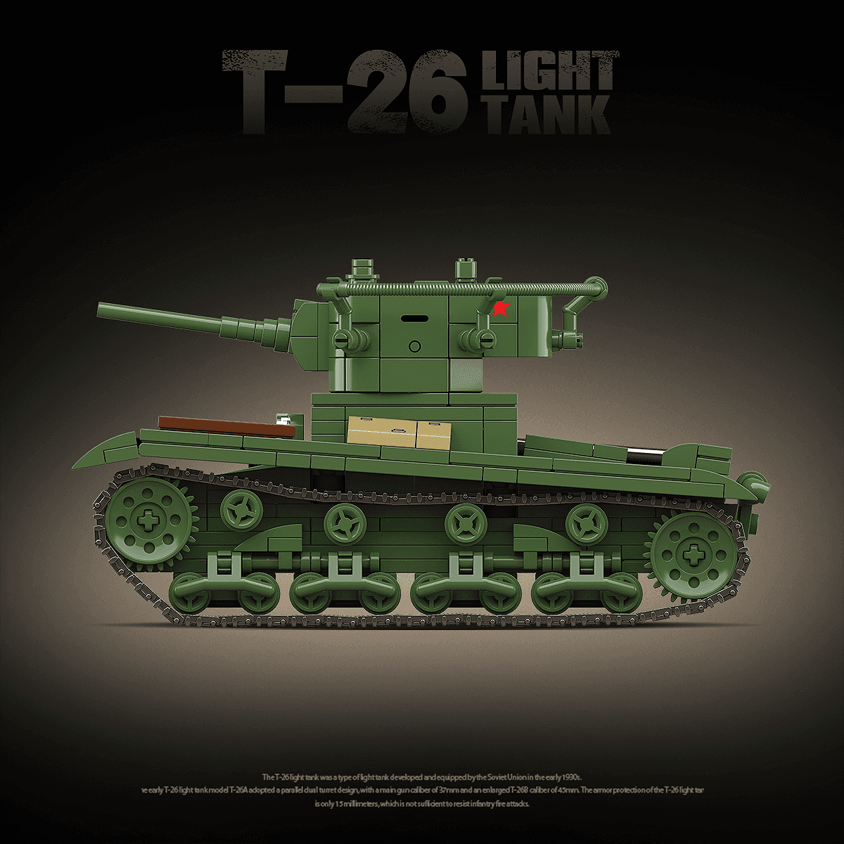 T-26 Light Tank view 6