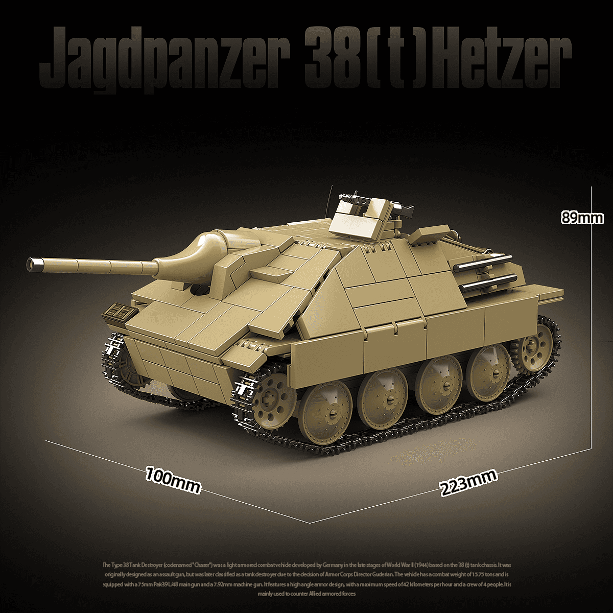 Jagdpanzer 38(t) Hetzer view 3