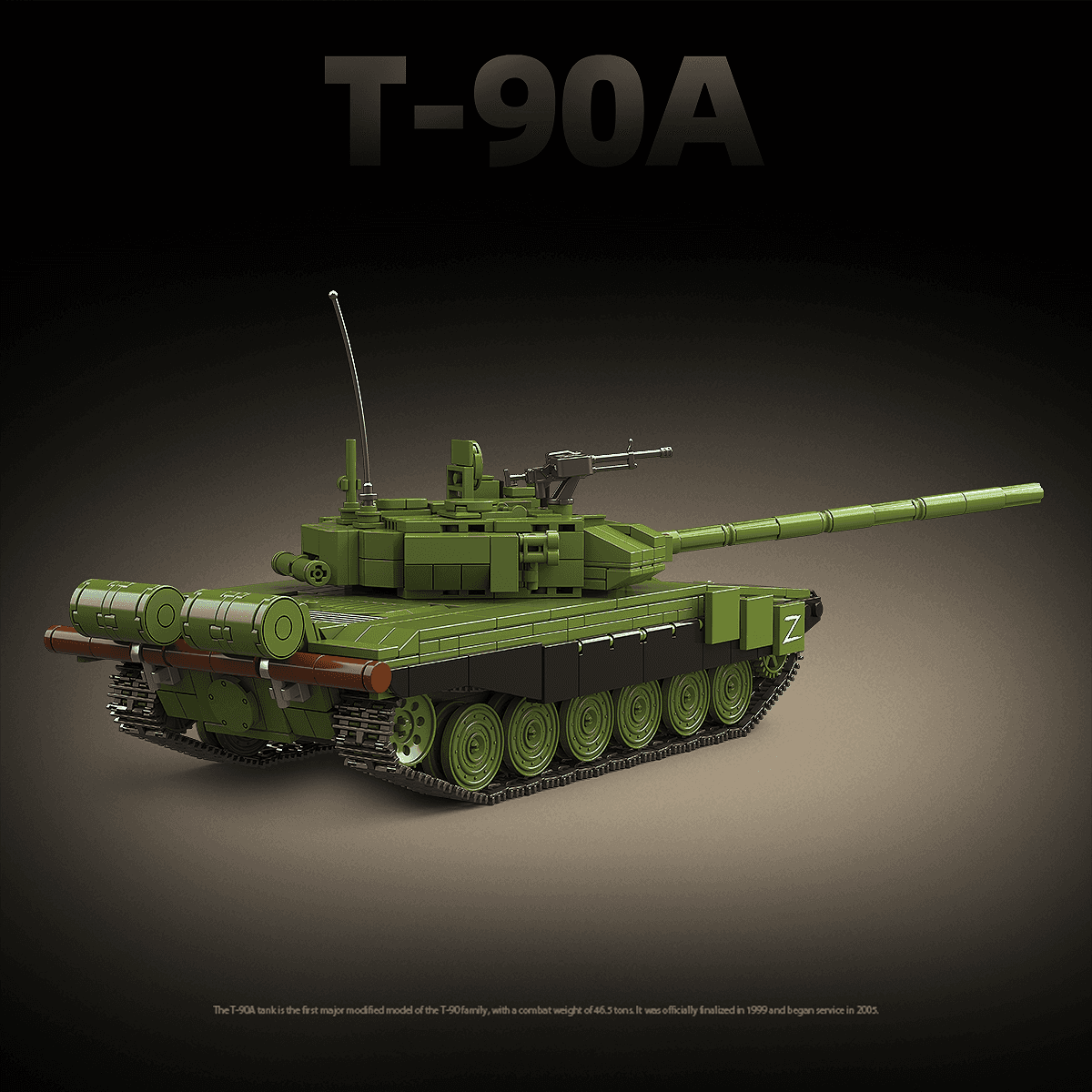 T-90A Main Battle Tank view 4