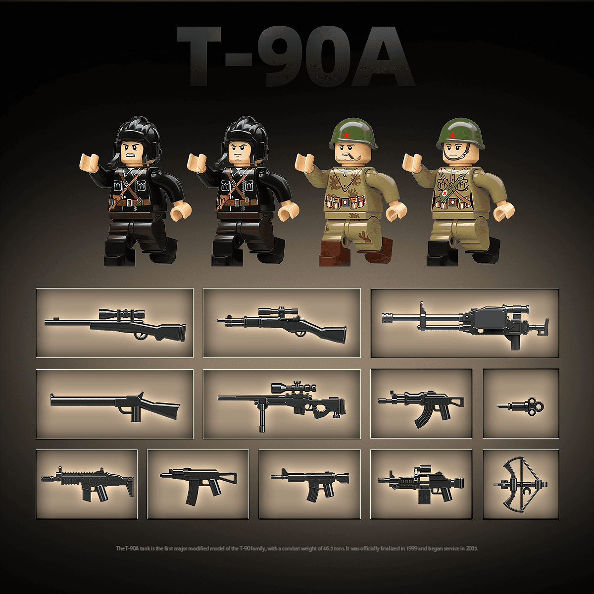 T-90A Main Battle Tank view 8