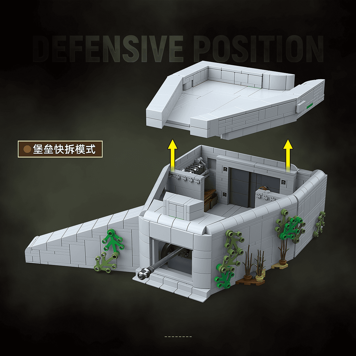Atlantic defensive position view 5