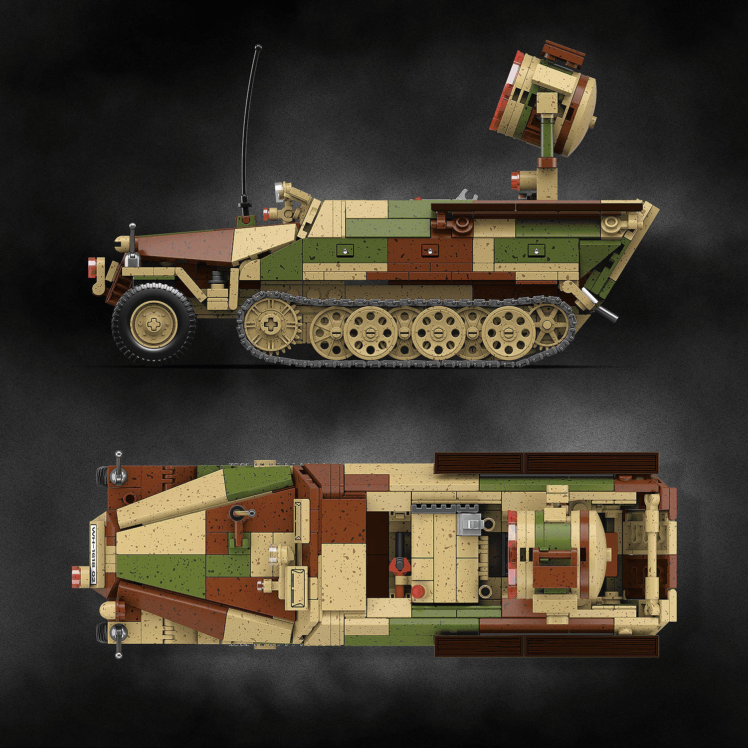 Sd.Kfz.251/20 Ausf.D UHU view 4
