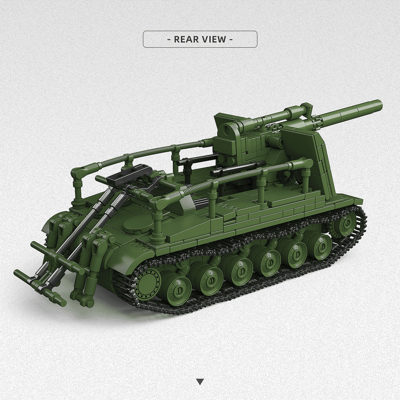 S-51 Self-propelled gun view 4