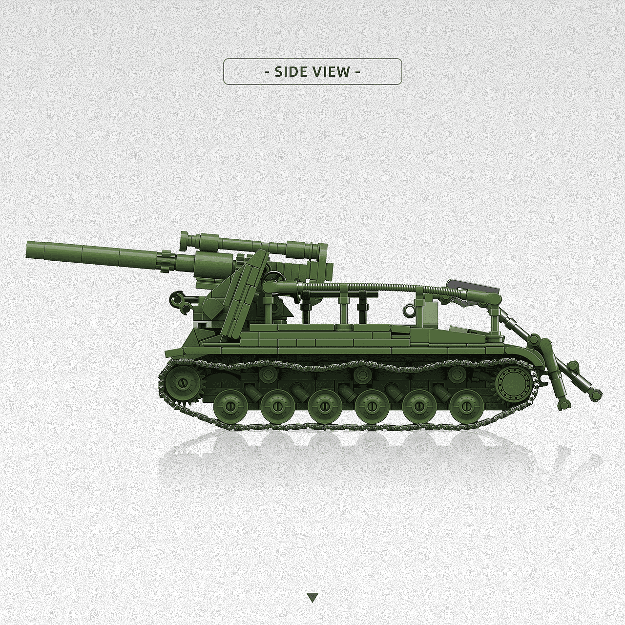 S-51 Self-propelled gun view 5