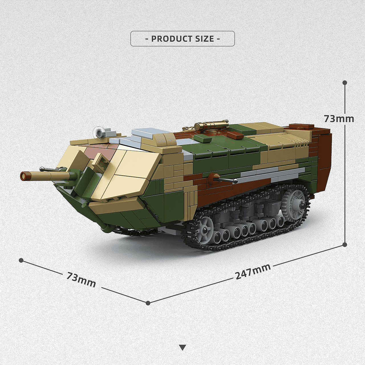 Saint-Chamond Heavy Tank (Late) view 3